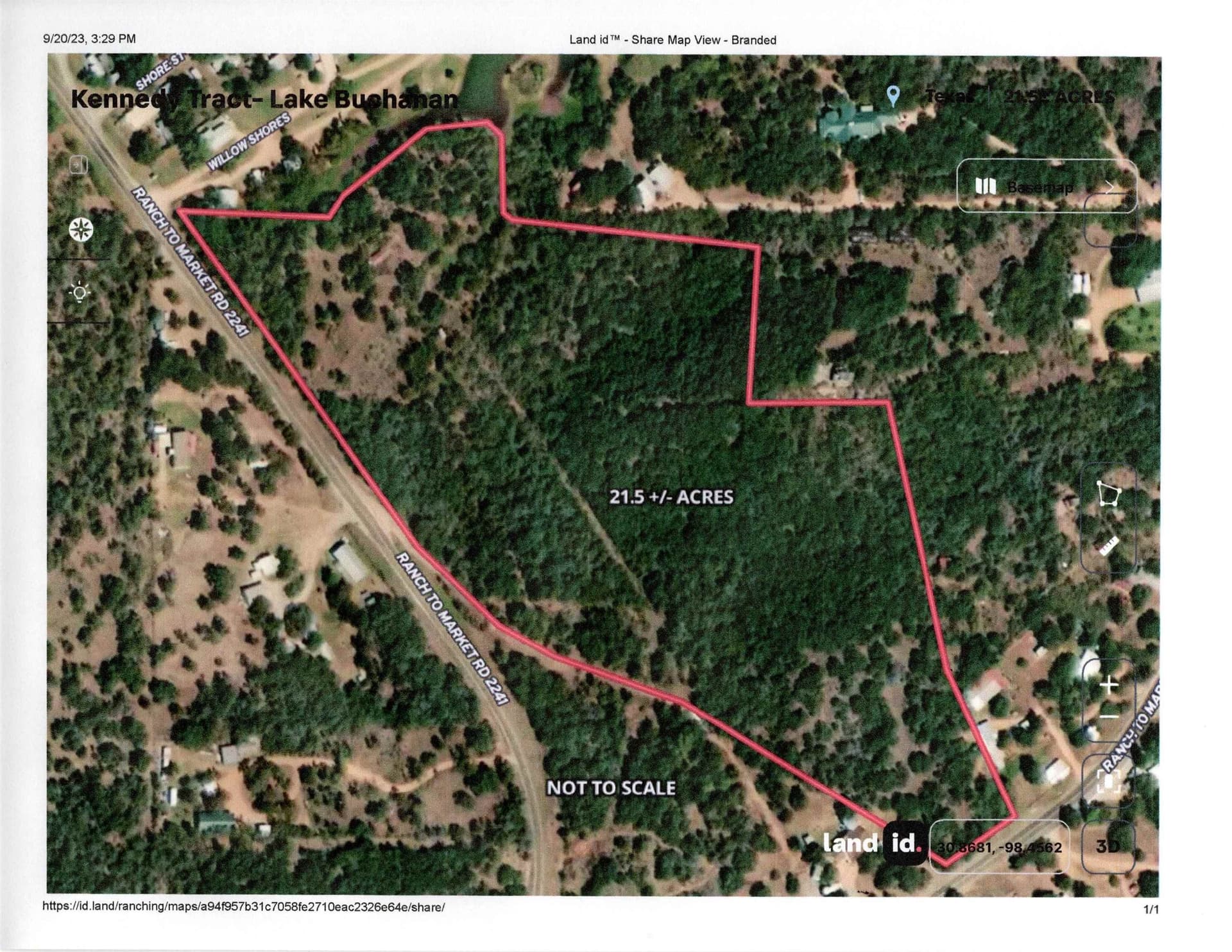 21.7 acres in Llano County