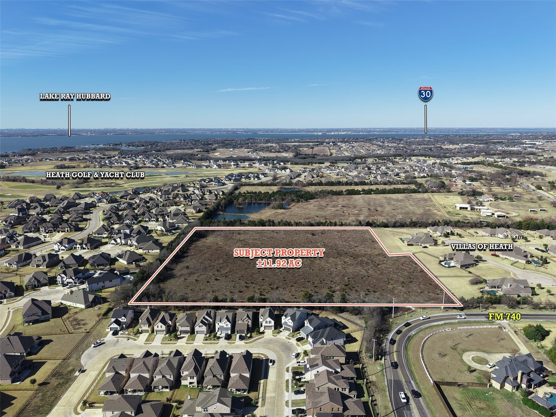 11.92 acres in Rockwall County