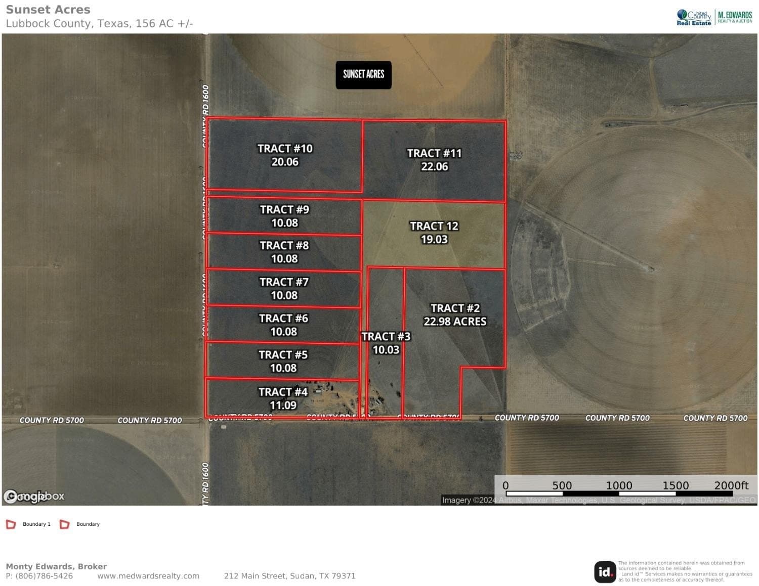 19.03 acres in Lubbock County