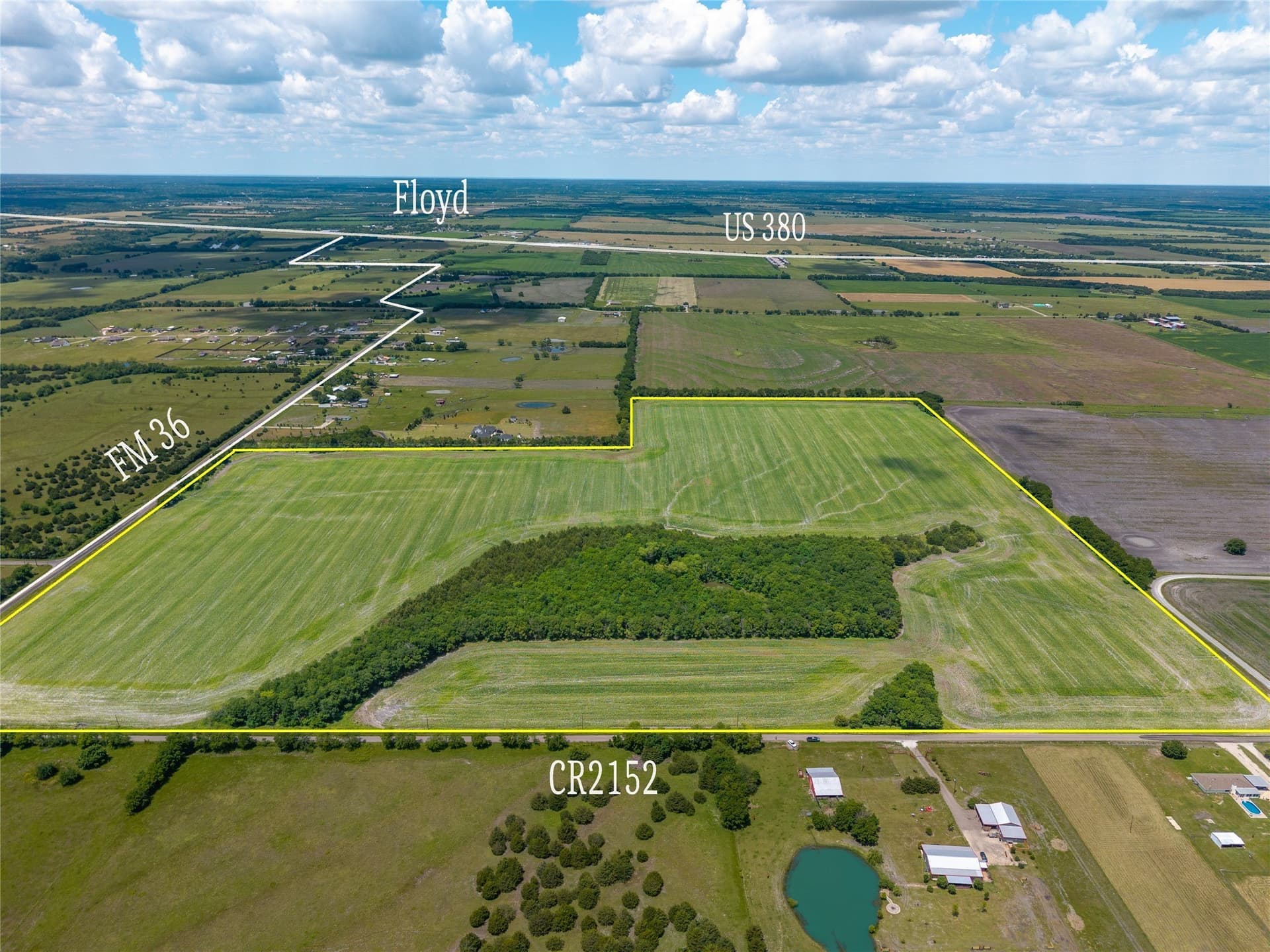 100 acres in Hunt County