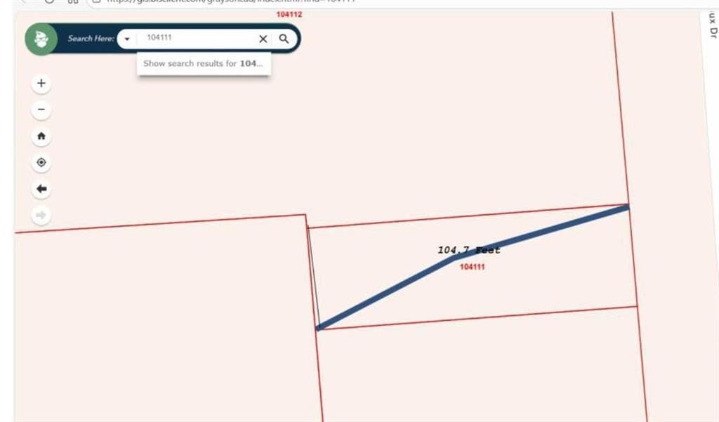 0.12 acres in Grayson County