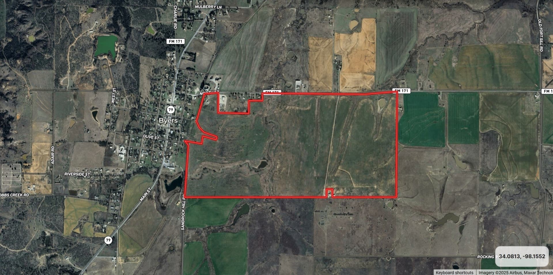 476.67 acres in Clay County