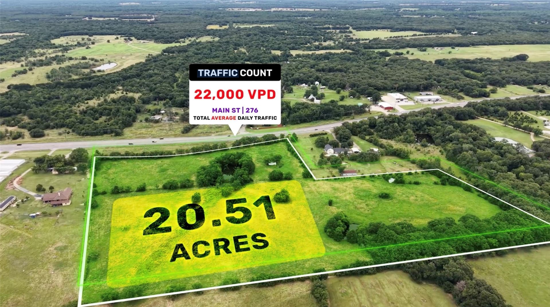 20.51 acres in Hunt County