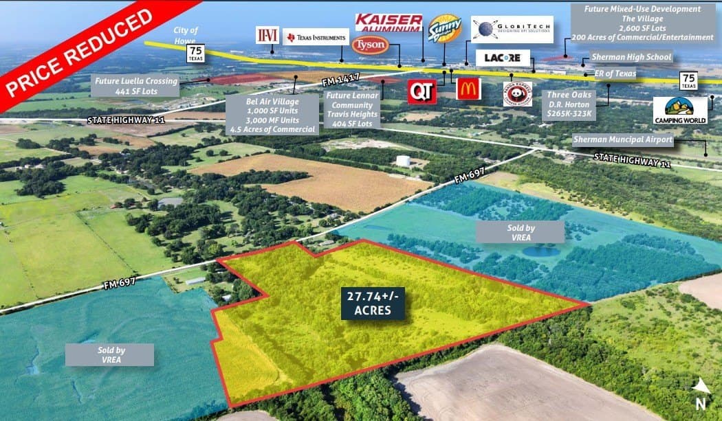 27.74 acres in Grayson County