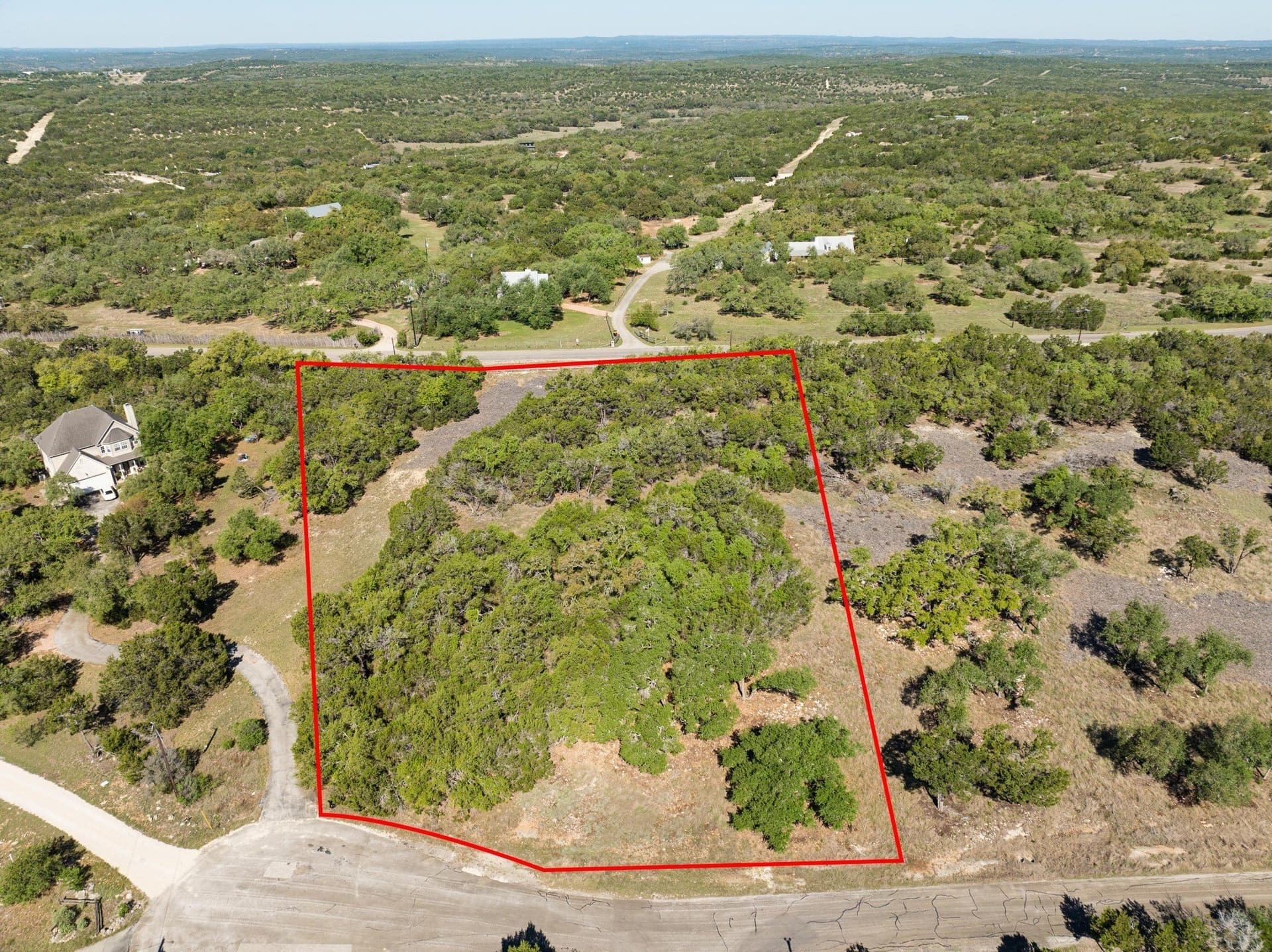 2.5 acres in Hays County