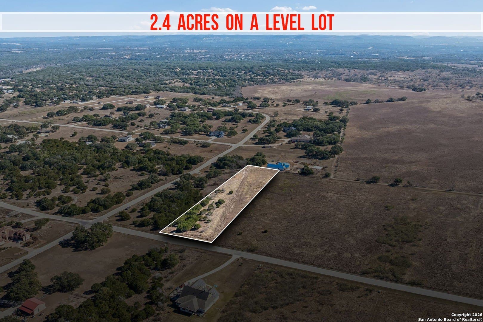2.4 acres in Bandera County