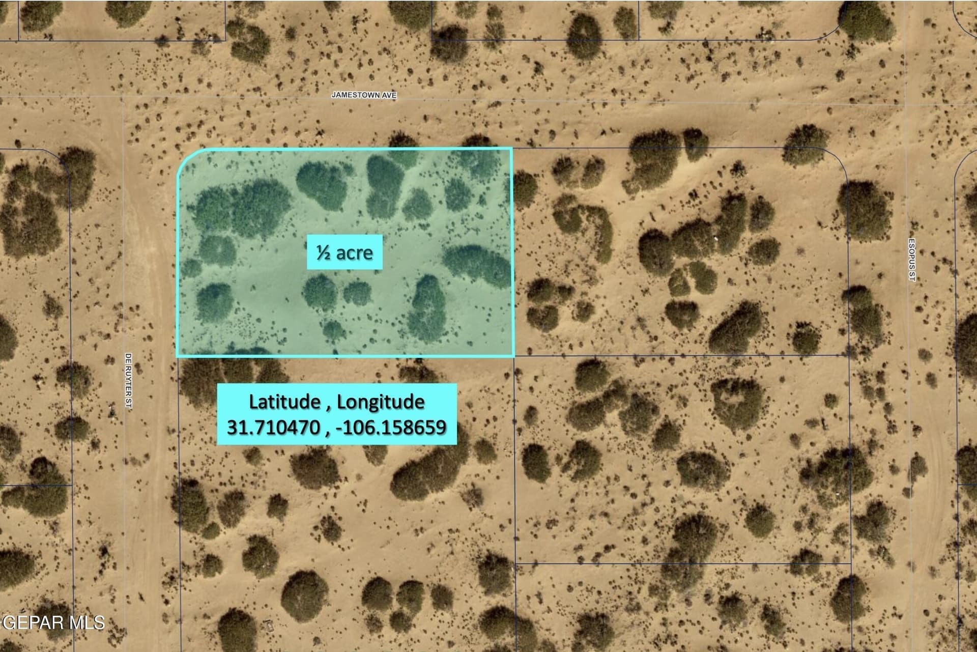0.5 acres in El Paso County
