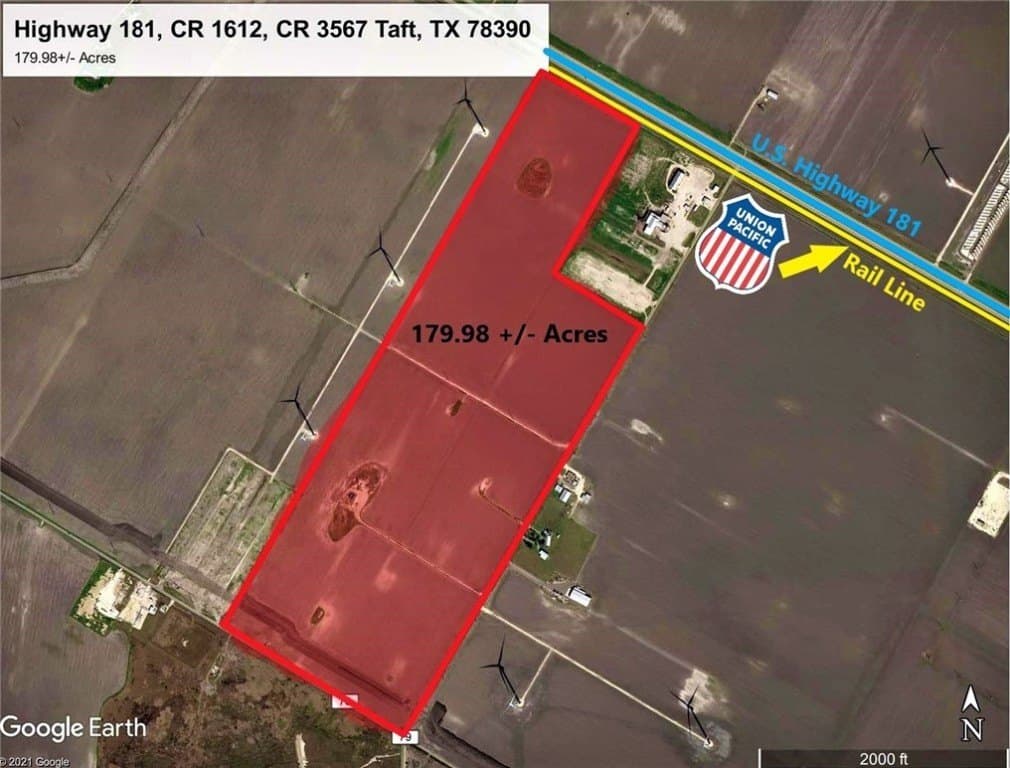 179.98 acres in San Patricio County