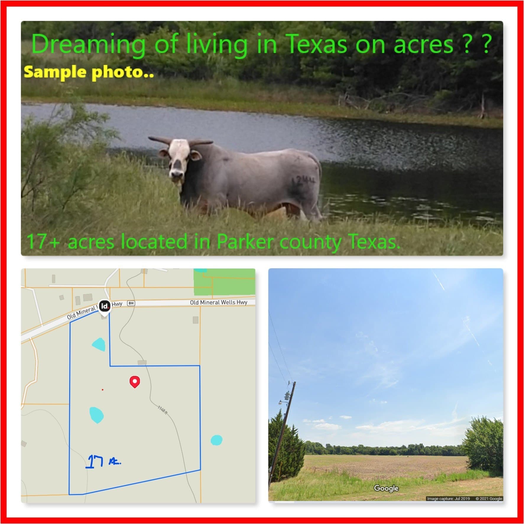 17.32 acres in Parker County