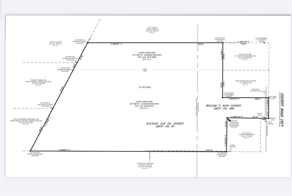 16.72 acres in Johnson County