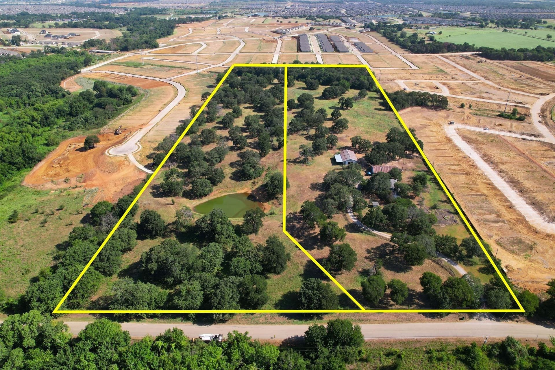 25.43 acres in Denton County
