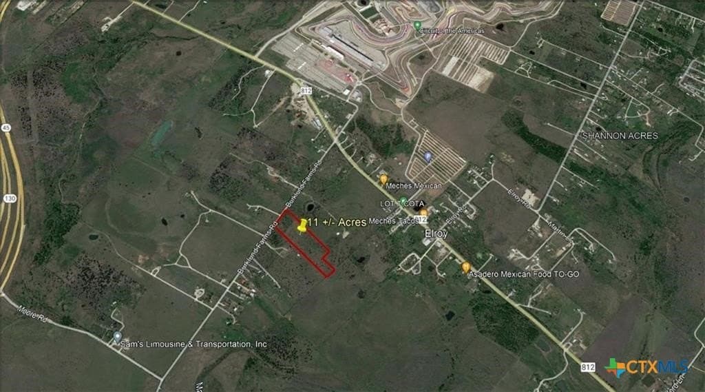 11.13 acres in Travis County