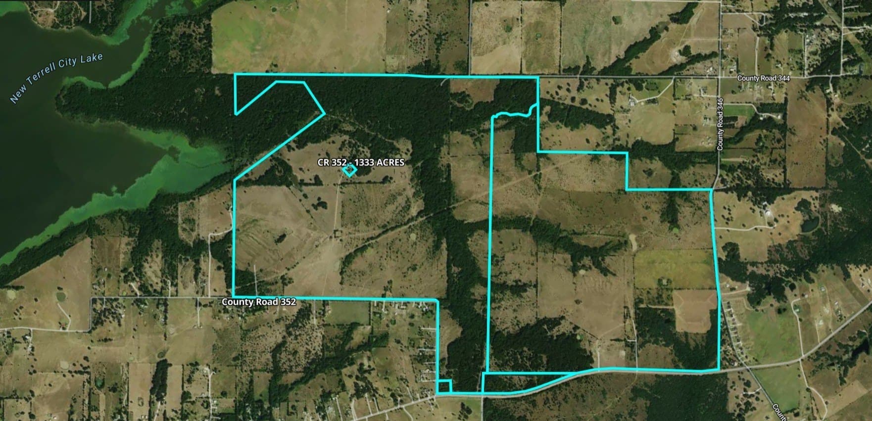 1,333.7 acres in Kaufman County