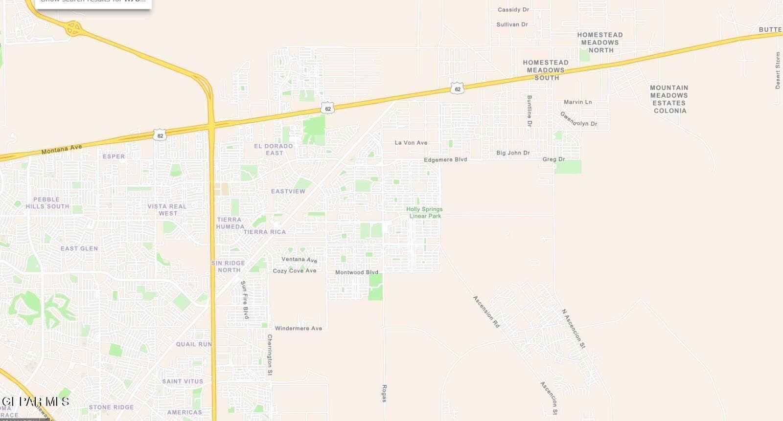 0.37 acres in El Paso County
