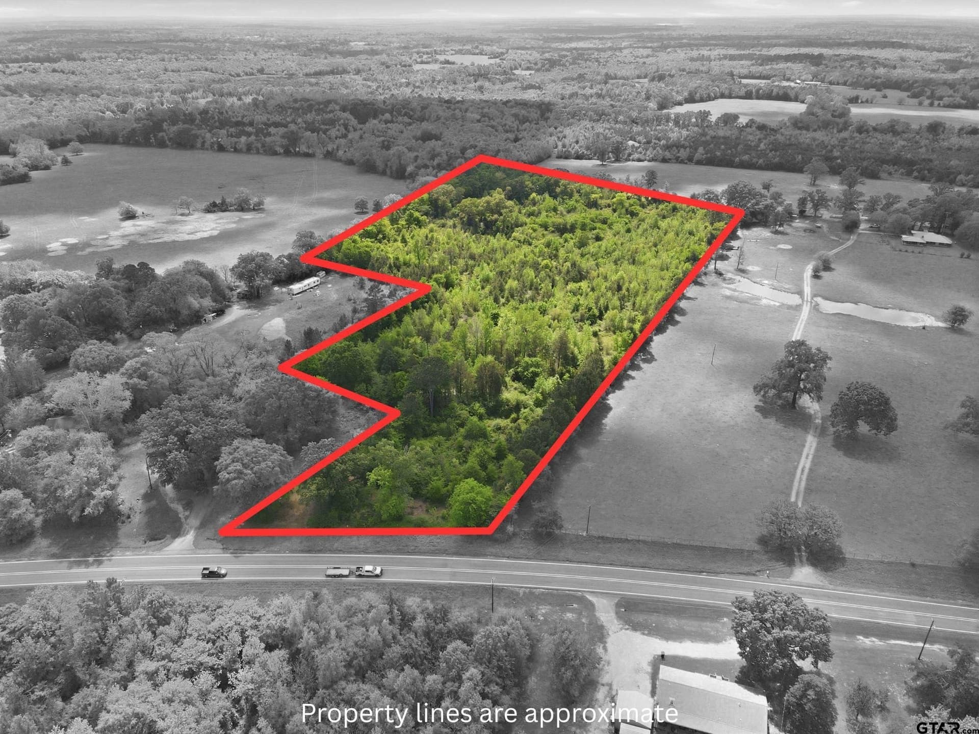14 acres in Camp County