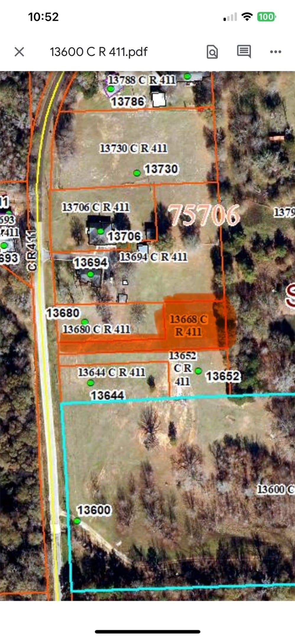 0.52 acres in Smith County
