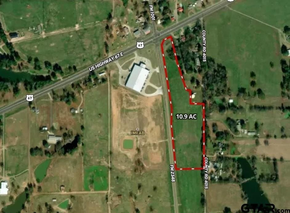 10.9 acres in Titus County