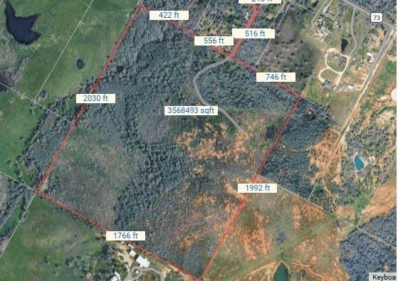 81.85 acres in Bastrop County