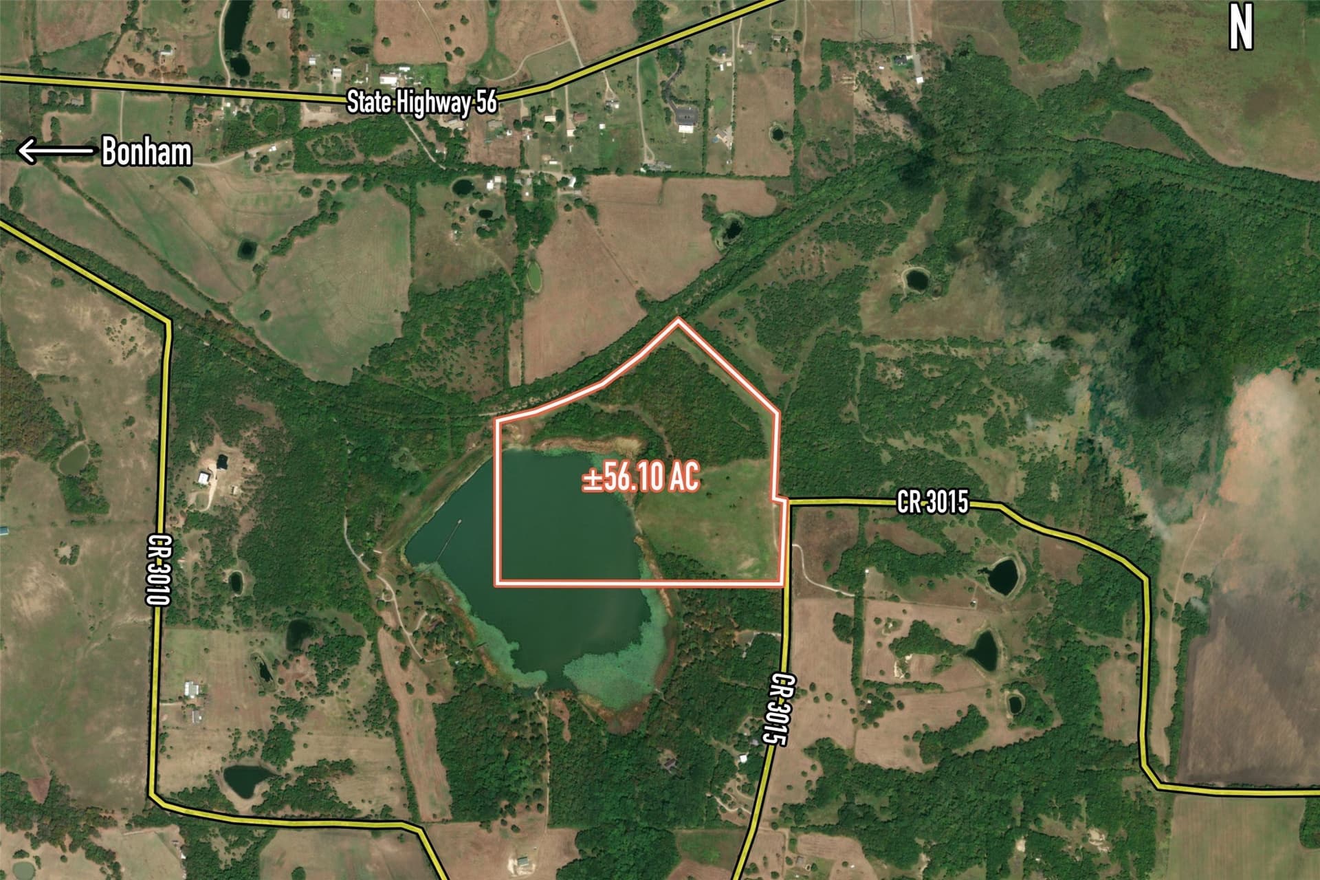 56.1 acres in Fannin County