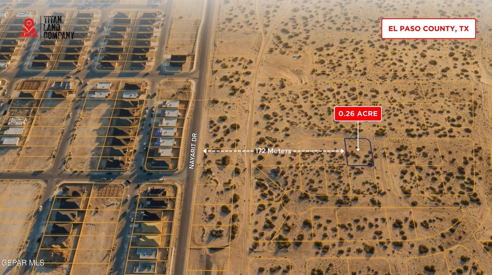 0.26 acres in El Paso County