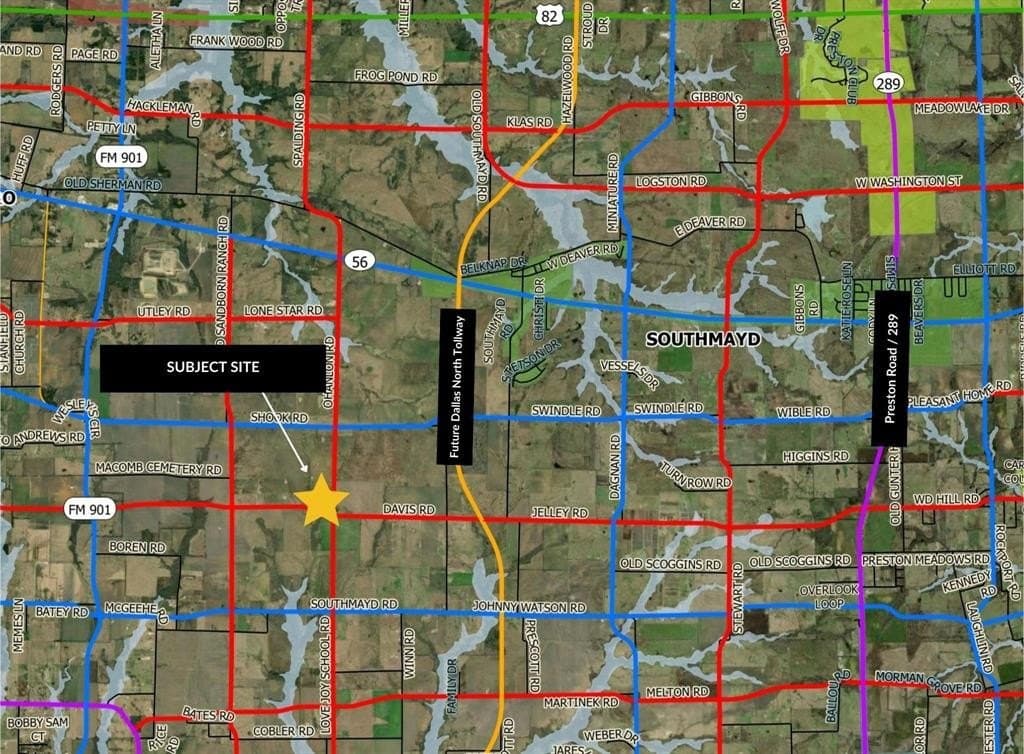 10.5 acres in Grayson County