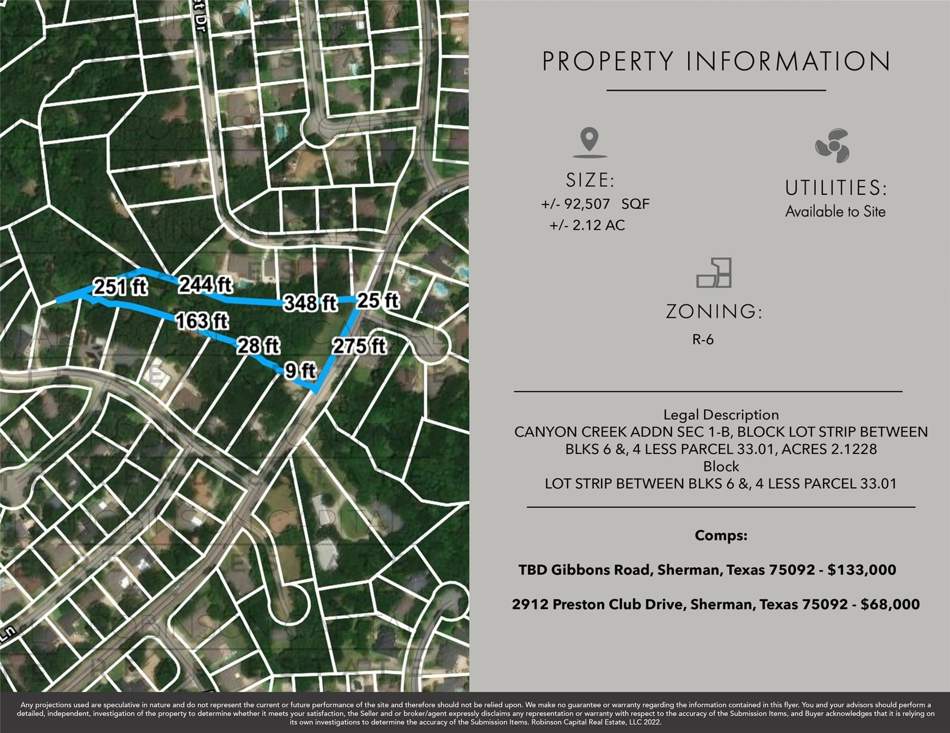 2.12 acres in Grayson County