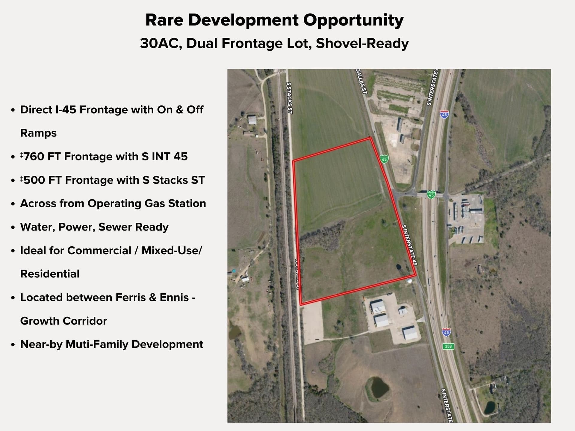 30 acres in Ellis County