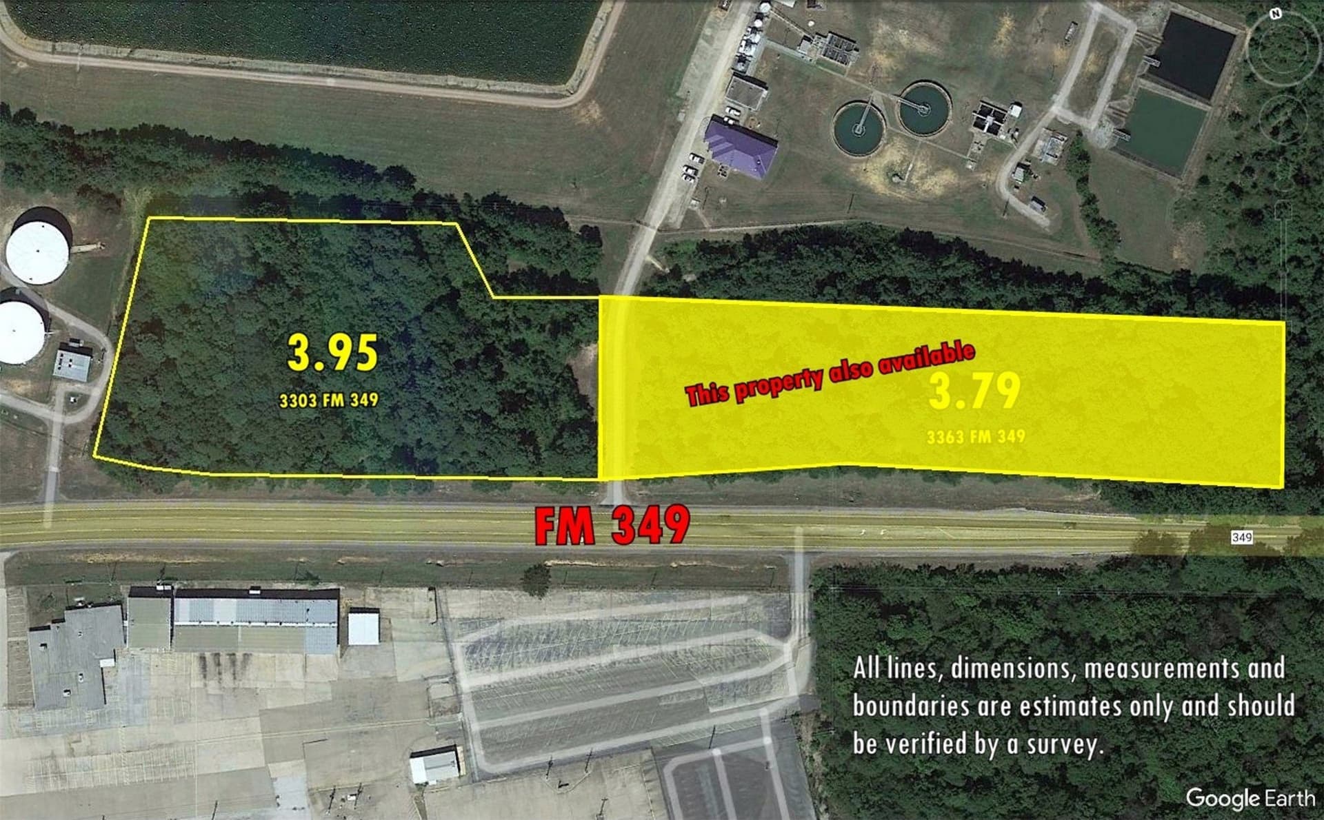 3.95 acres in Gregg County