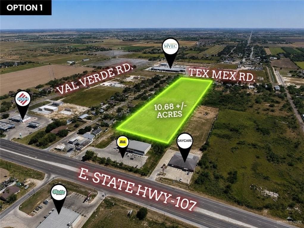 10.68 acres in Hidalgo County