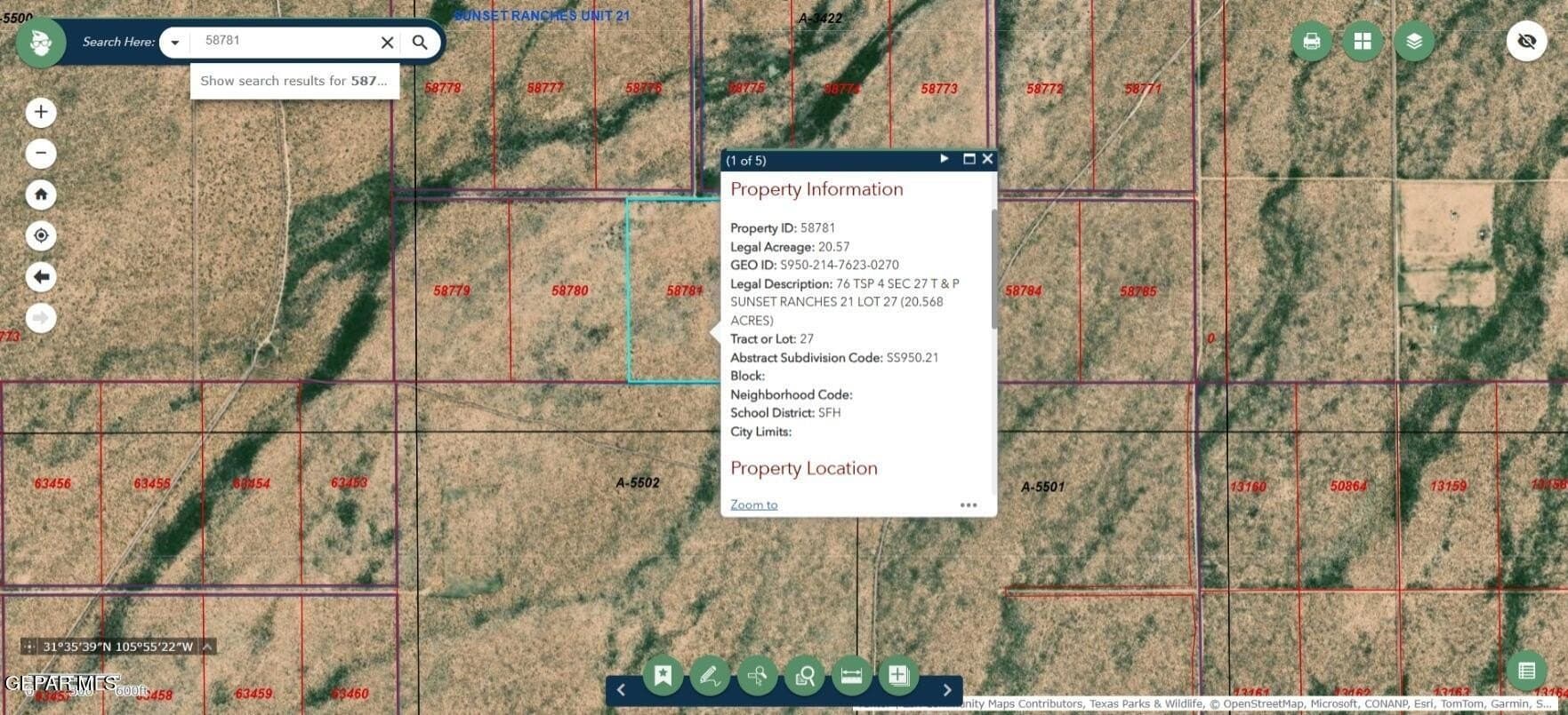 20.57 acres in Hudspeth County