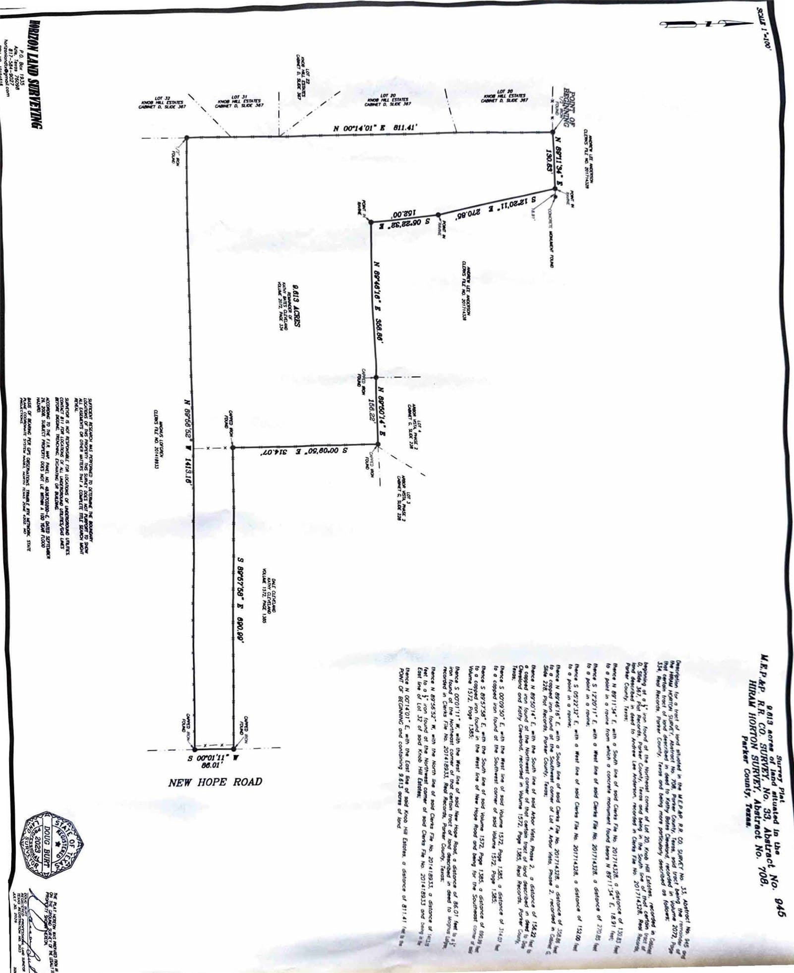 9.61 acres in Parker County