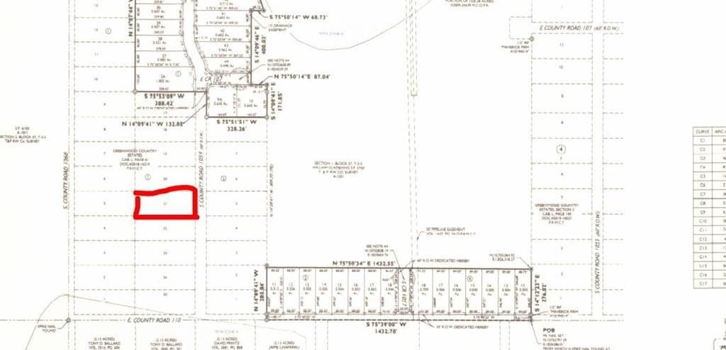 1 acres in Midland County