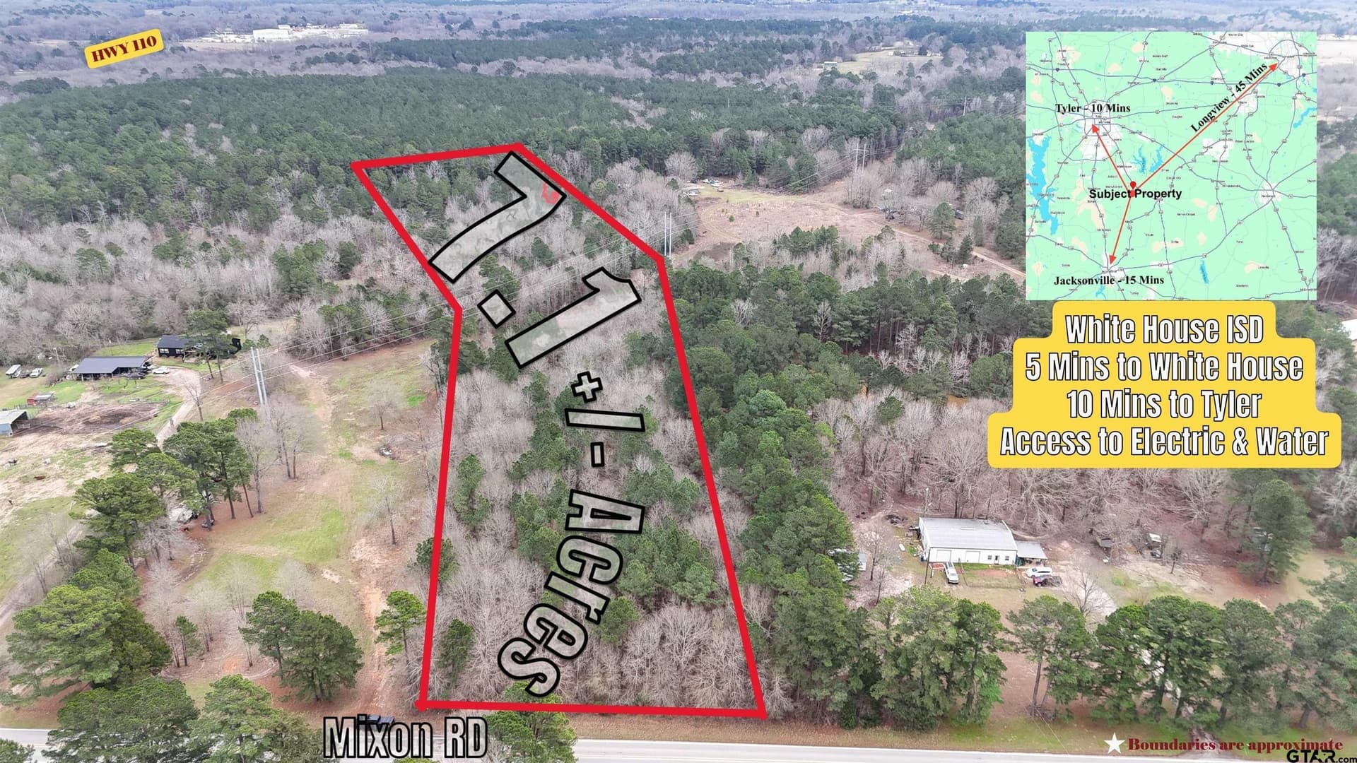 7.1 acres in Smith County