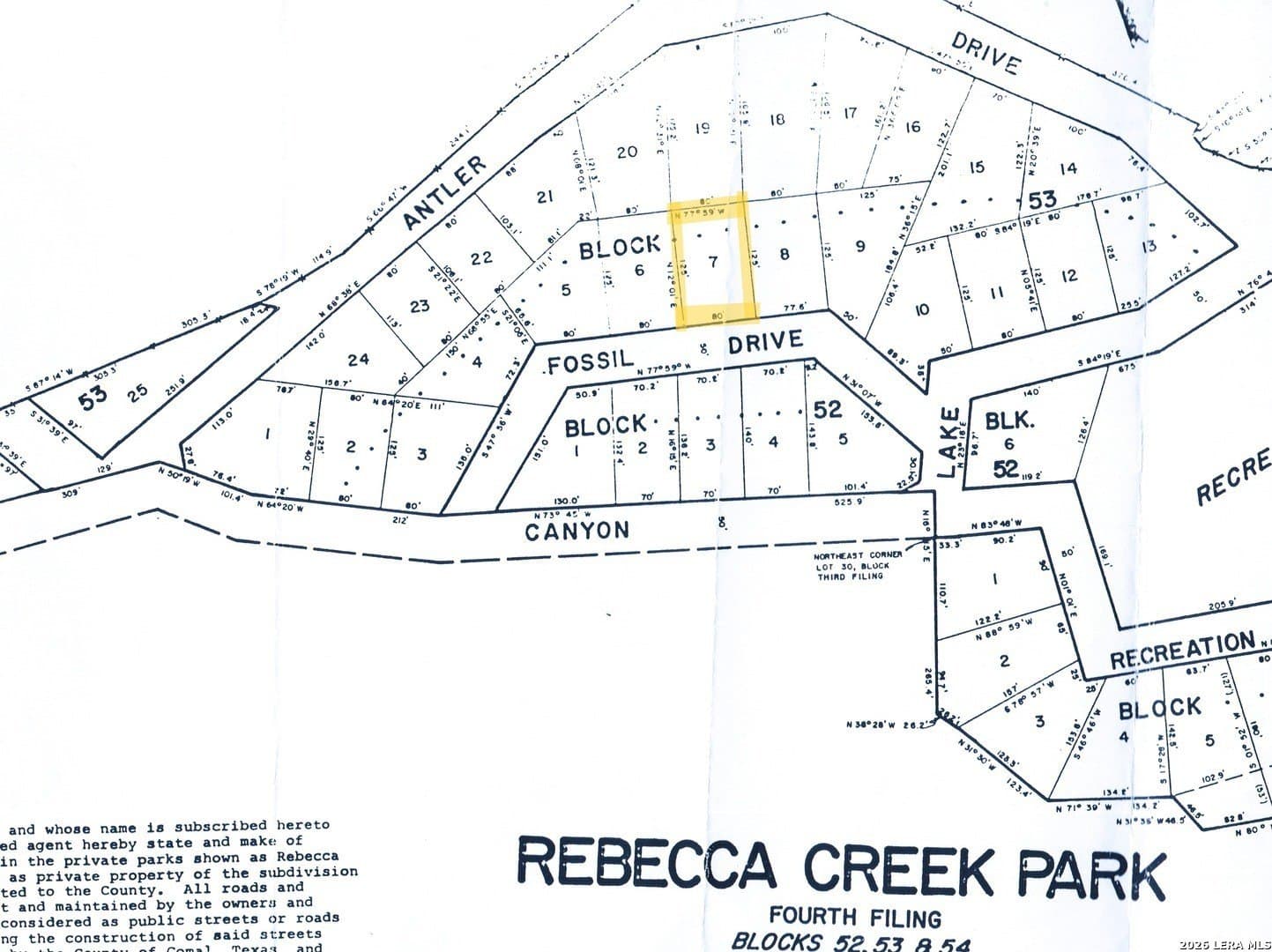 0.23 acres in Comal County