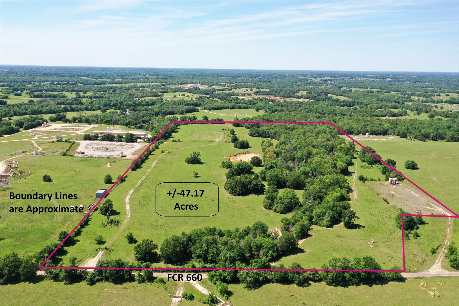 47.17 acres in Freestone County