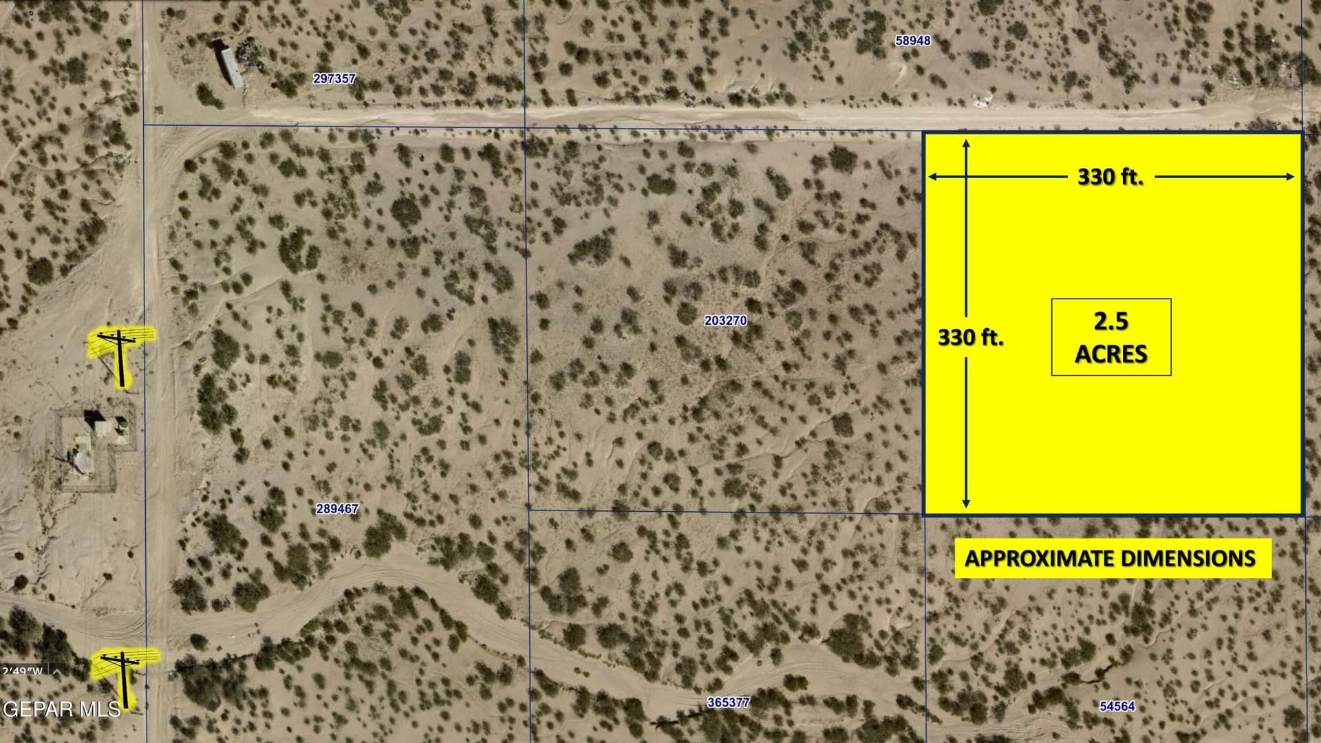 2.5 acres in El Paso County