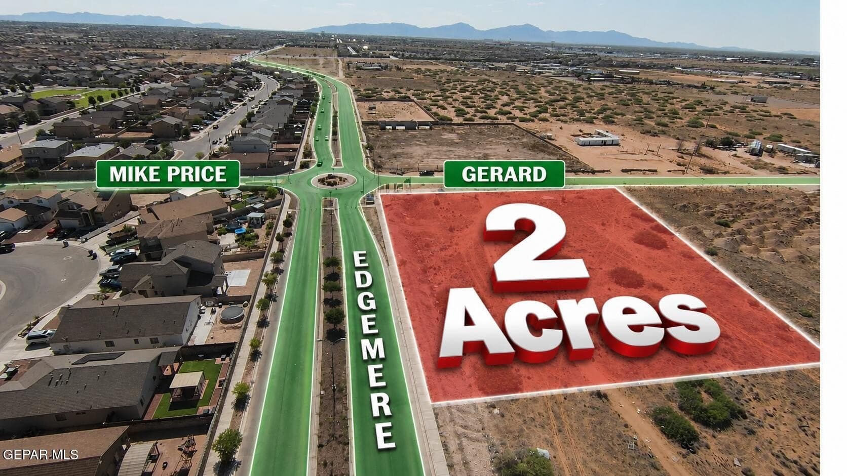 2 acres in El Paso County