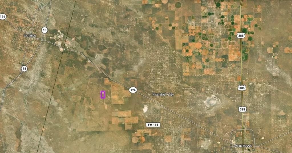 323.3 acres in Andrews County