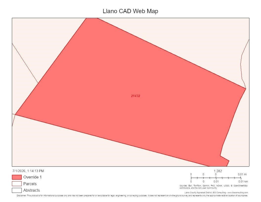 0.22 acres in Llano County