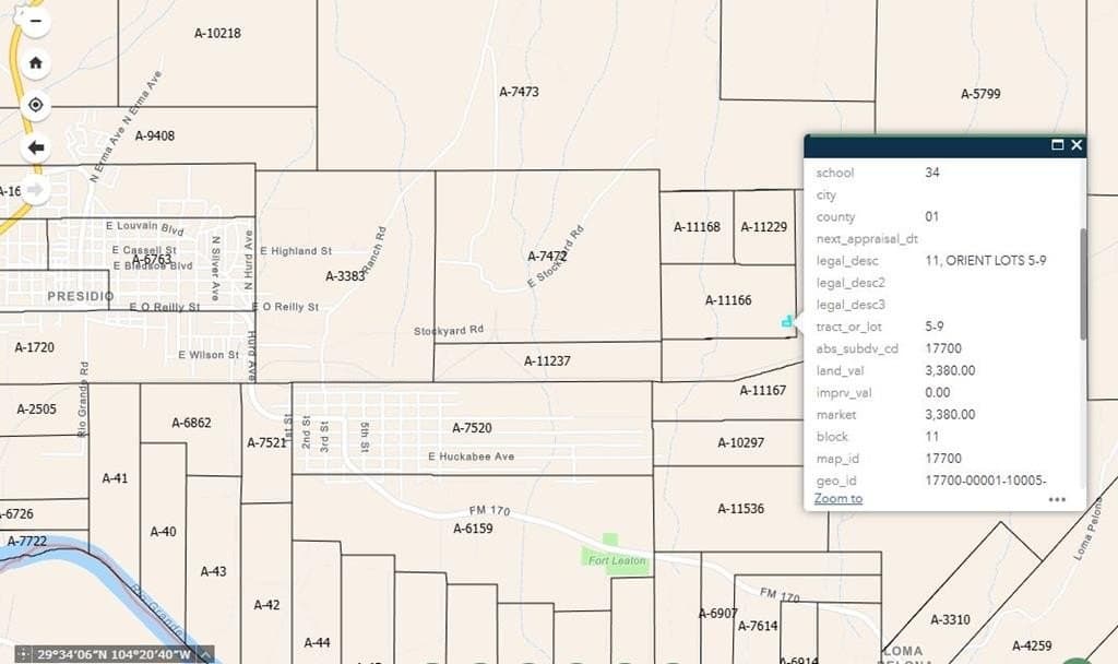 5 acres in Presidio County