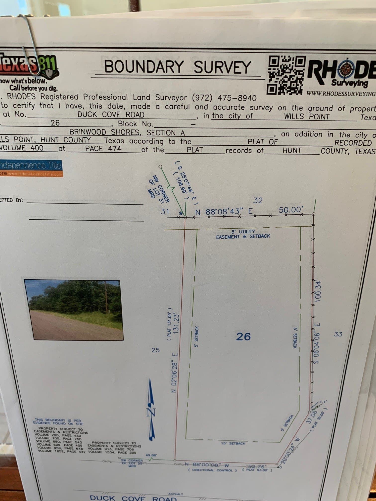 0.16 acres in Hunt County