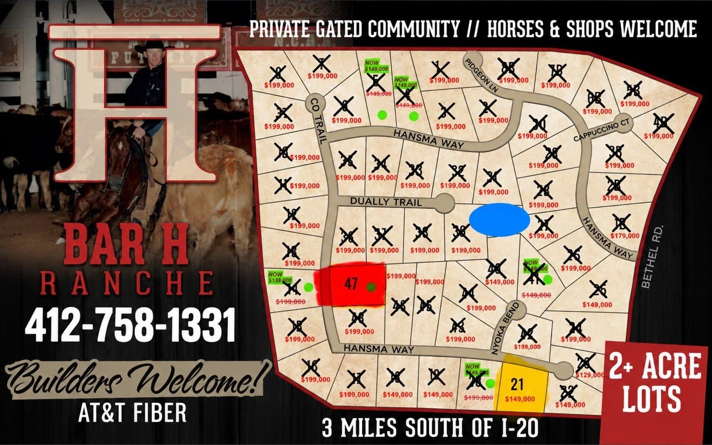 2 acres in Parker County