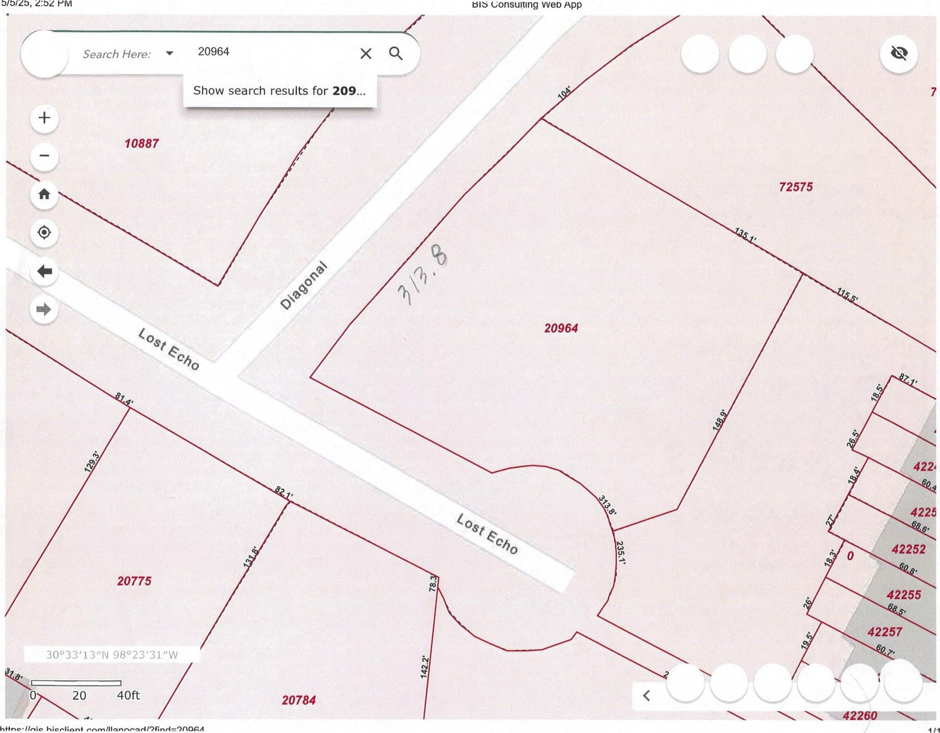 0.53 acres in Llano County