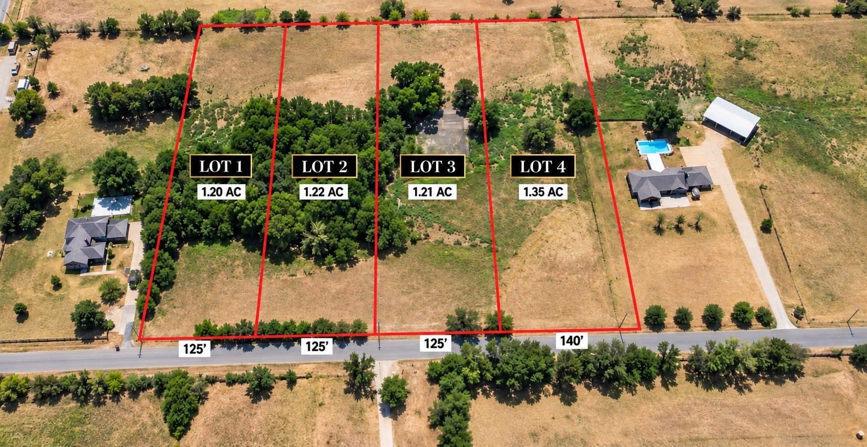 10 acres in Grayson County