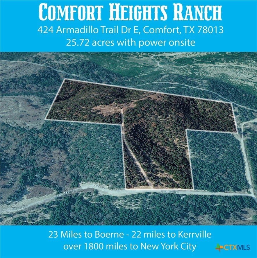 25.72 acres in Kerr County