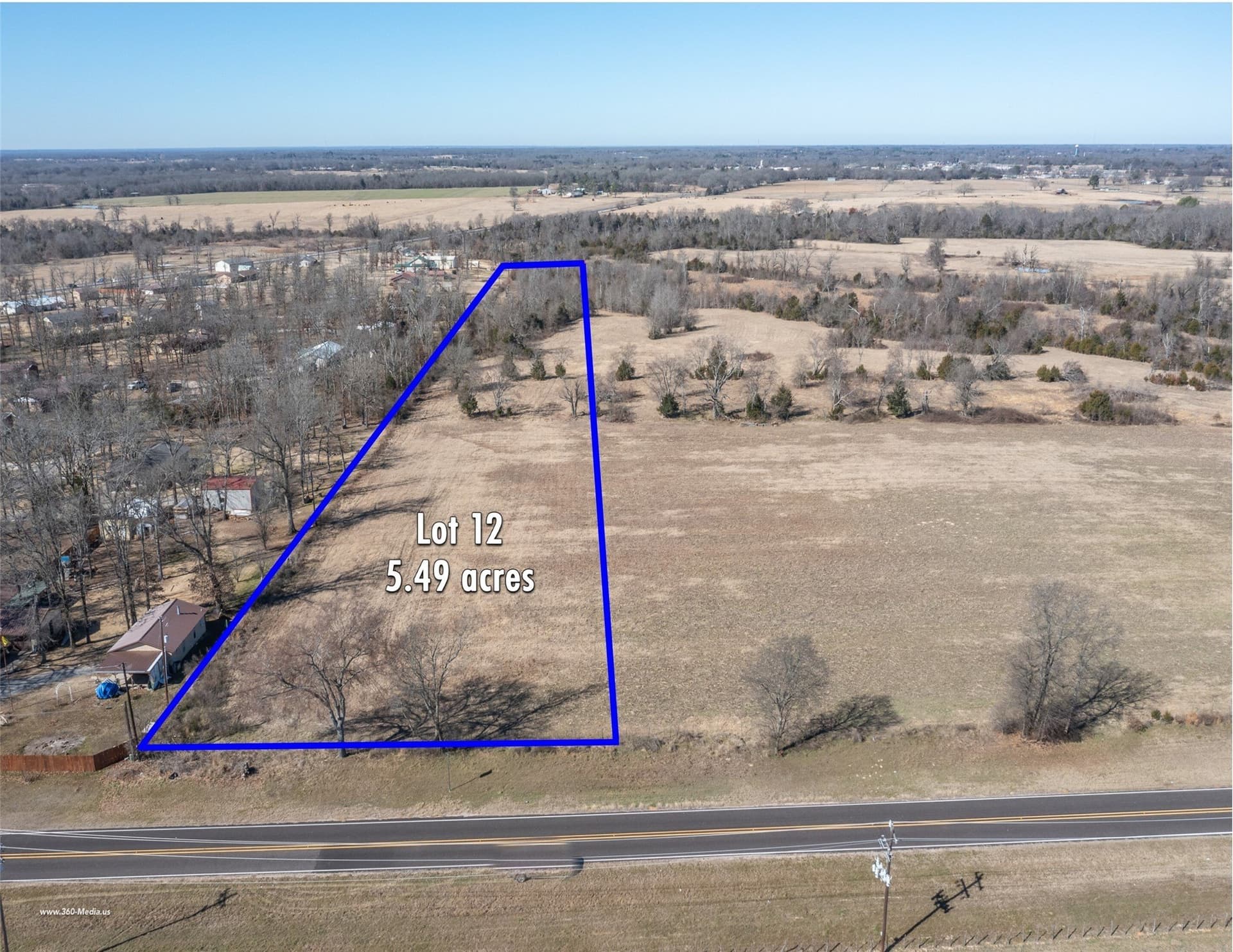 5.49 acres in Rains County