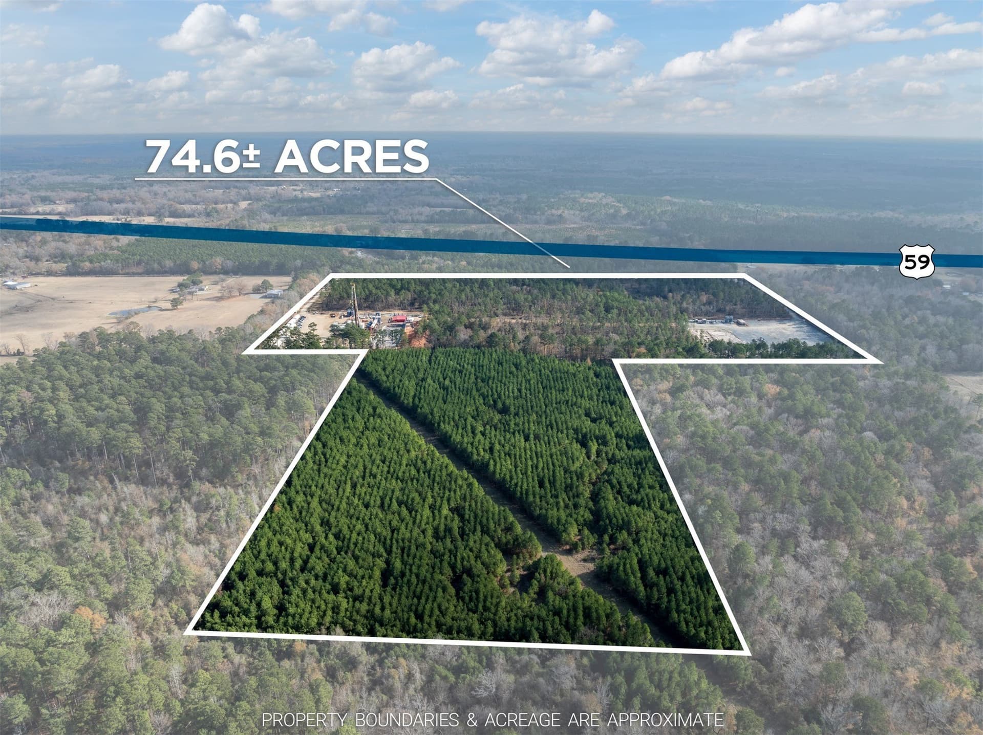 74.6 acres in Harrison County