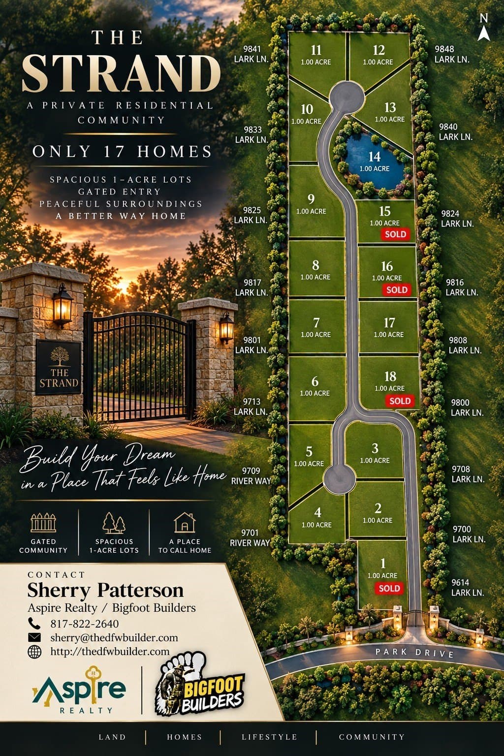 1 acres in Tarrant County