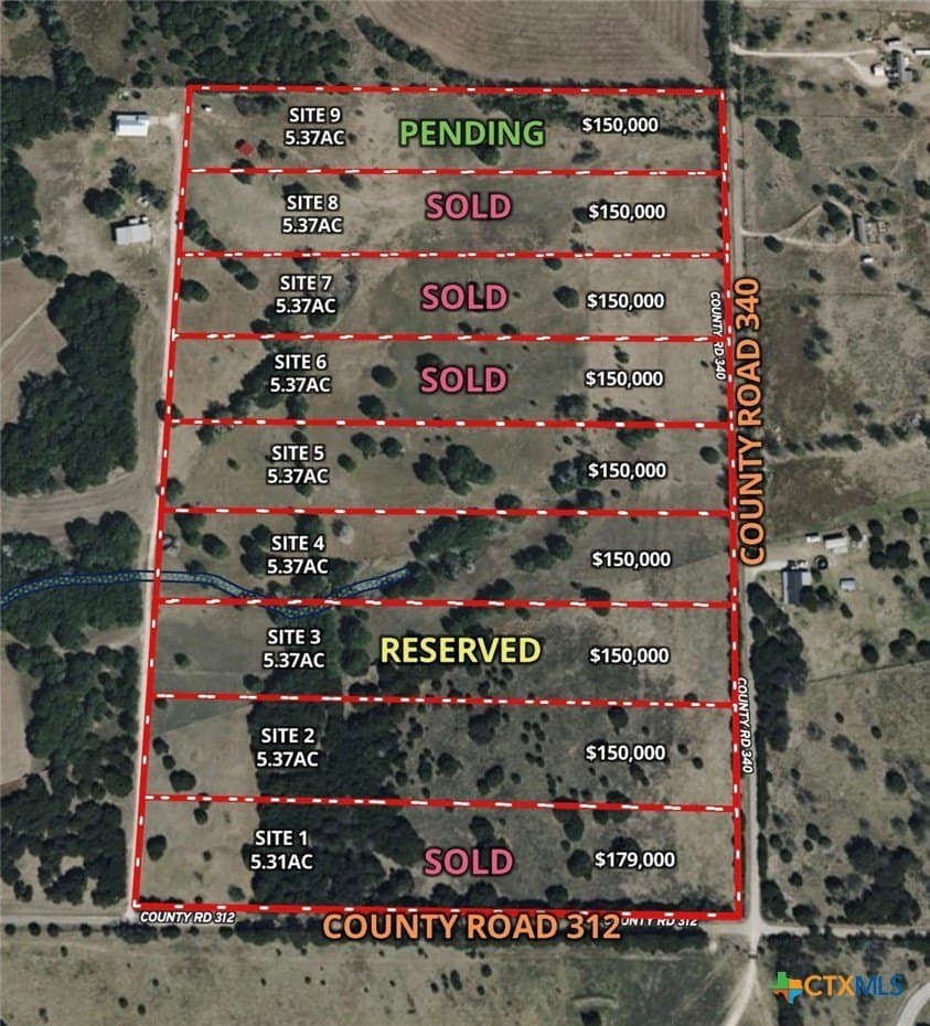 5.37 acres in Coryell County