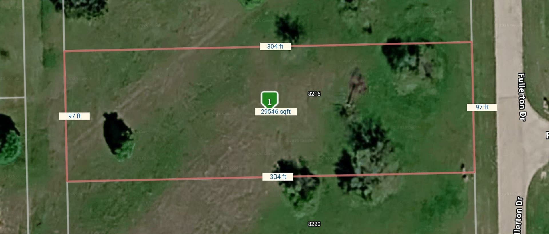 0.63 acres in Johnson County